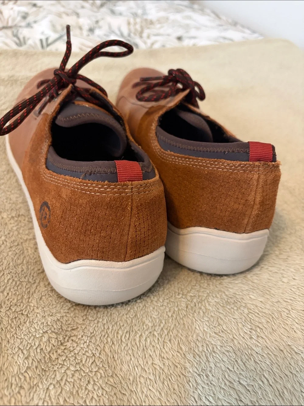 Casual Propet Men's brown, full grain, leather and suede Lace-Up Shoes